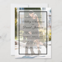 Sobreposição de Convite Fotográfico de Casamento M