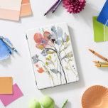 Sobreposição de Flor - Flores de Pastel de Aquarel<br><div class="desc">Sobreposição de Flor I de Jennifer Goldberger. Possui flores e caules em um estilo semelhante a aquarela,  principalmente com um esquema de cores claras.</div>