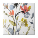 Sobreposição de Flor - Flores e caules de Aquarela<br><div class="desc">Sobreposição Flor II por Jennifer Goldberger. Possui flores e caules em um estilo semelhante a aquarela.</div>