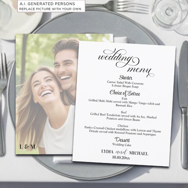 Sobreposição de Foto de Texto Simples Menu de Casa (Criador carregado)