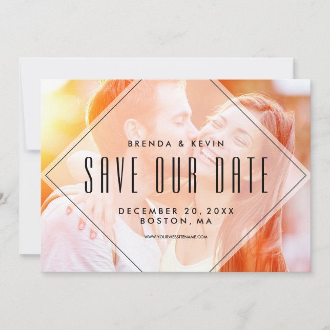 Sobreposição Moderna | Foto para salvar o anúncio  (Frente)