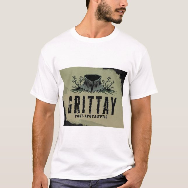 Sobreviva Thrivetshirt, a última camisa dos EUA, L (Frente)