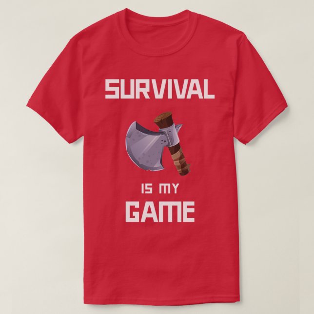 Sobrevivência De Jogos É Minha Camisa De Presente  (Frente do Design)