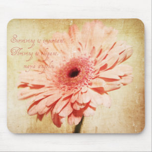 "Sobrevivendo. " Mousepad de prosperidade