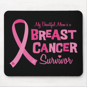 Sobrevivente bonito Mousepad do cancro da mama da