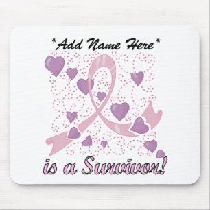 Sobrevivente customizável Mousepad do cancro da