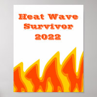 Sobrevivente de onda de calor 2022 Poster