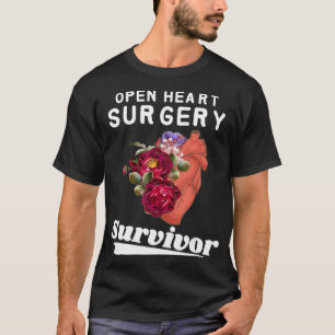 Sobrevivi à camisa de cirurgia de coração abert