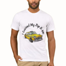 Sobrevivi à Minha Viagem para a Camiseta do Táxi A