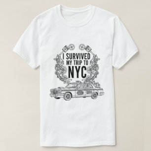 Sobrevivi à Minha Viagem para Camiseta Gráfica de