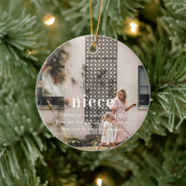 Sobrinha | Enfeite de Natal Sentimental com Foto