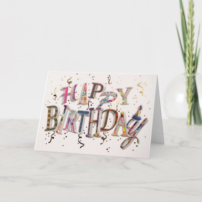 "SOBRINHA ESPECIAL" NO SEU CARTÃO DE ANIVERSÁRIO (Frente)