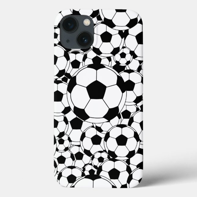 Soccer Ball Phone Case Football Sports Fan Design (Verso)