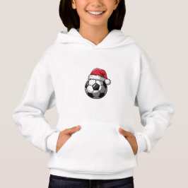 Soccer Ball with Santa Hat