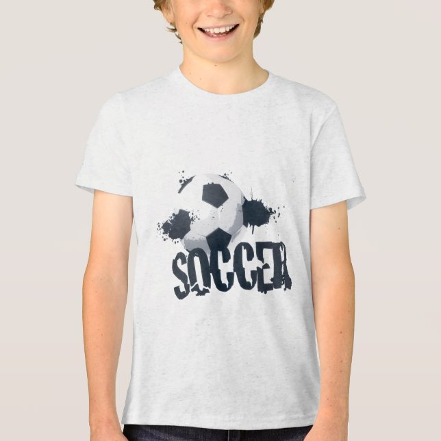 Soccer Graffiti Kids T-Shirt (Frente)