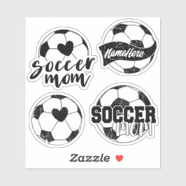 Soccer Mãe Pacote Personalizado de Adesivos