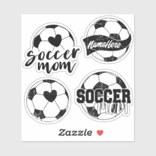 Soccer Mãe Pacote Personalizado de Adesivos