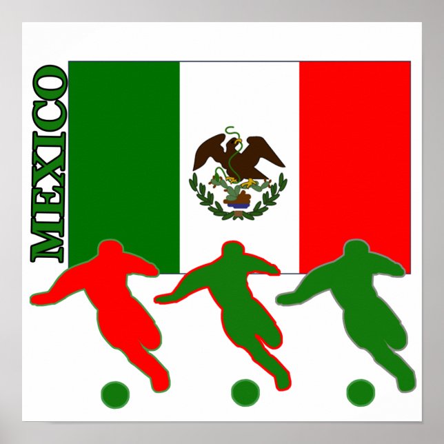 Soccer Mexico Poster (Frente)