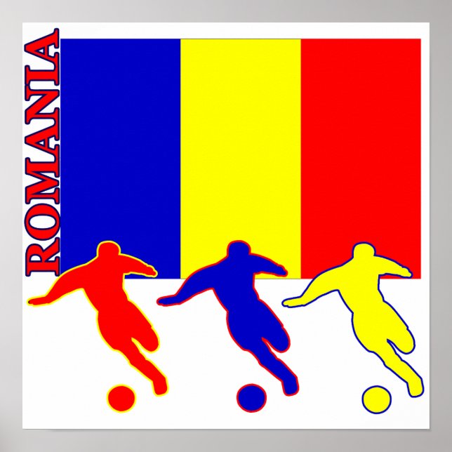 Soccer Romania Poster (Frente)