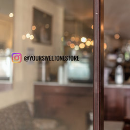 Social Media Icon & Your Instagram Name 