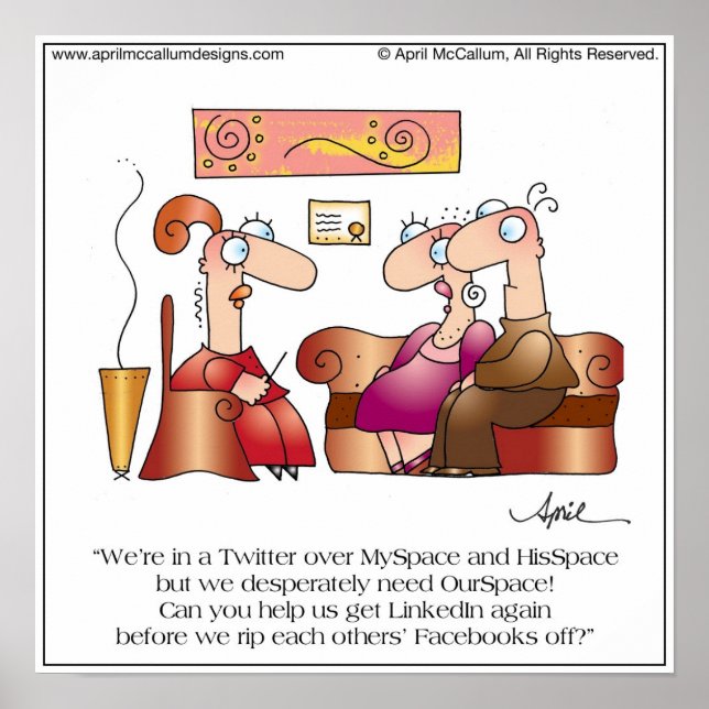 SOCIAL MEDIA, Impressão SOCIAL ME por April McCall (Frente)