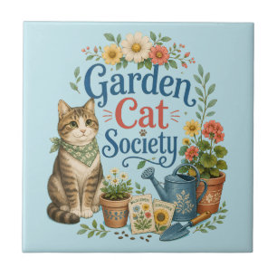 Sociedade do Gato de Jardim Florais Cottagecore