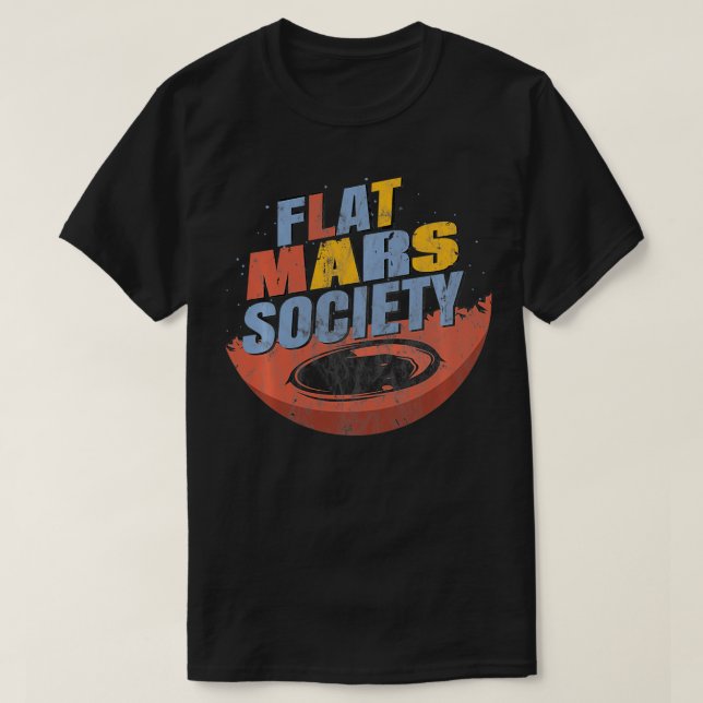 Sociedade Flat Mars Afetou Pullover (Frente do Design)