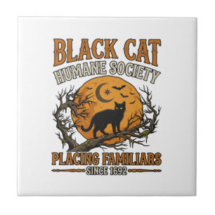 Sociedade Humana Black Cat Halloween Lua Cheia Mor