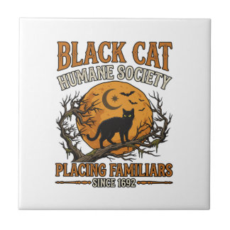 Sociedade Humana Black Cat Halloween Lua Cheia Mor
