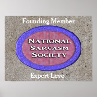 Sociedade Nacional do Sarcasmo - poster