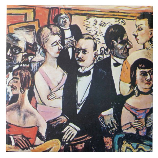 Sociedade Paris, belas artes por Max Beckmann (Frente)