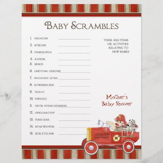 Sock Monkey, Chá Bingo n Scramble Game (Frente)