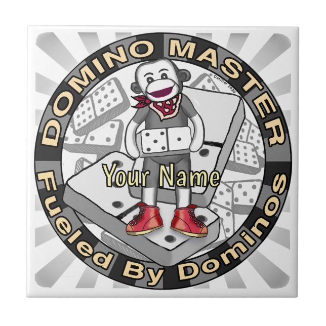 Sock Monkey Domino Master (Frente)