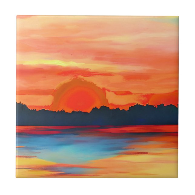 Socorro do Oceano Vivo em Laranja Fiery (Frente)