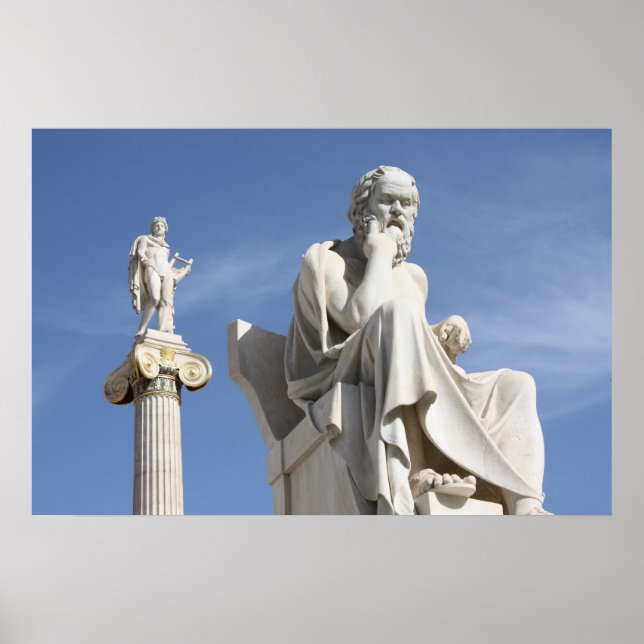 Socrates and Apollo Poster (Frente)