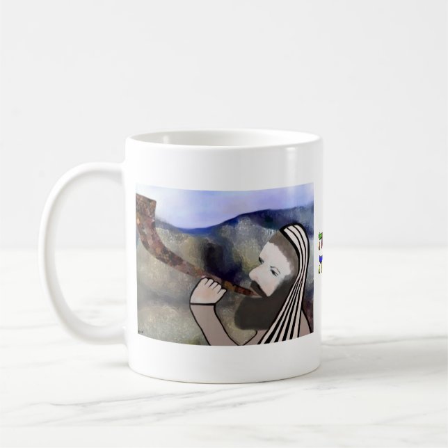 Soe a caneca do Shofar (Esquerda)