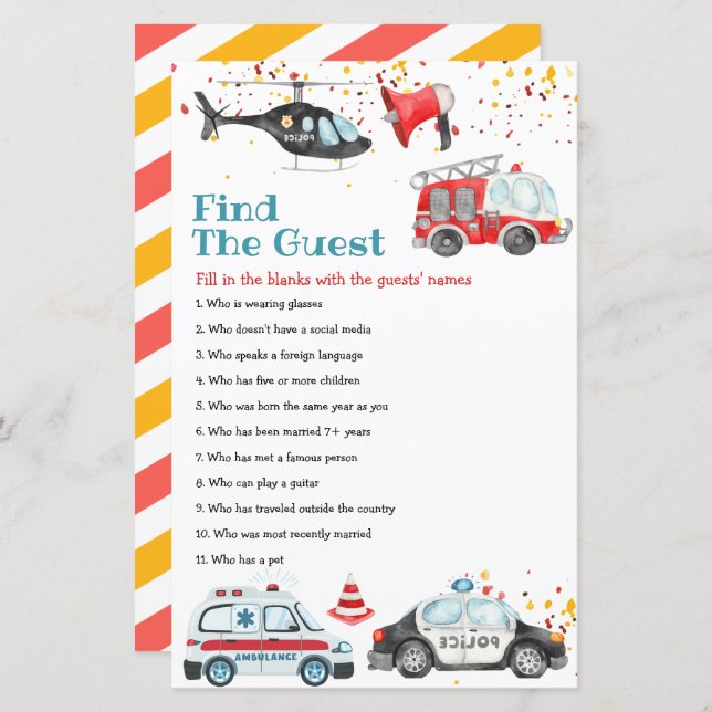 Soe o alarme Agarra a engrenagem Encontre o Jogo C (Frente/Verso)