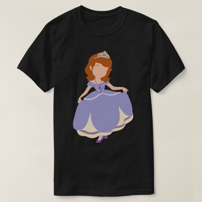 Sofia, a Primeira Camiseta Clássica Curtsying (Frente do Design)
