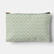Sofisticado Floral em Teal empoeirado e Mostarda d