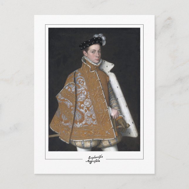 Sofonisba Anguissola #6 - Cartão Postal de Arte Fi (Frente)