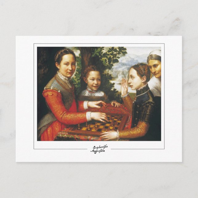 Sofonisba Anguissola #8 - Cartão Postal de Arte Fi (Frente)