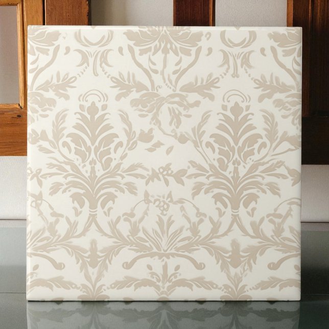 Soft Beige Damask (Criador carregado)