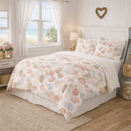 Soft Coastal Seashell Beach Pattern