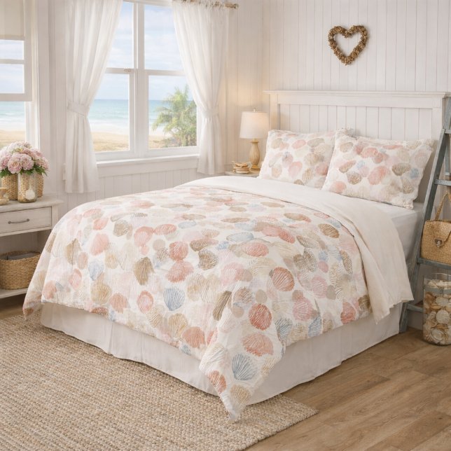 Soft Coastal Seashell Beach Pattern (Criador carregado)