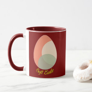 Soft Easter – Pastel Egg Illustration - caneca
