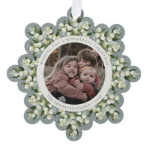 Soft Green Snowberry+Greenery Christmas Paper