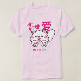 Soft & Kawaii - Camisa 💕 Gato Rosa Pastel 🐾
