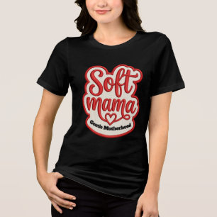 Soft Mama Estilo Bordado Tipografia Design