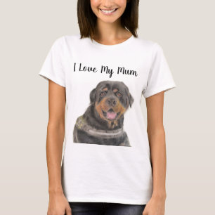 Soft pastéis Camiseta Eu Amo Minha Mãe