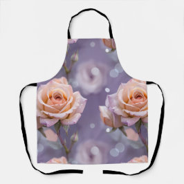 Soft Pastel Roses In Shades Of Peach And Pale Pink